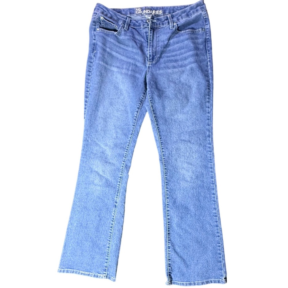 No Boundaries‎ Womens Jeans Blue Flare Leg Size 14